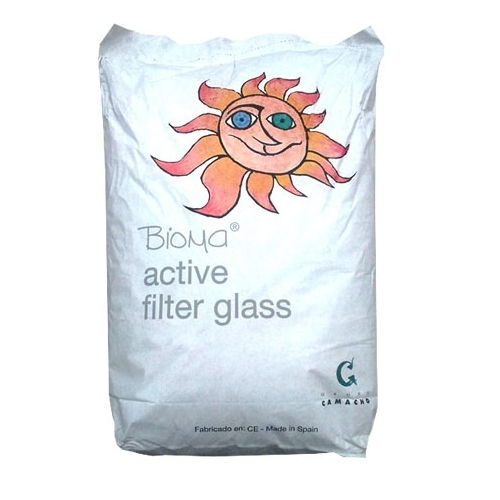 Saco vidrio filtrante BIOMA 20 kg