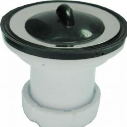 VALVULA FREGADERO PLATILLO 80MM CON REBOSADERO 